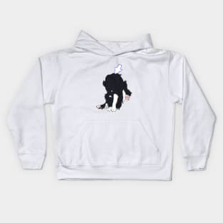 Click and drag collie Kids Hoodie